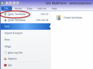 Export termbase from MultiTerm to Excel or Word