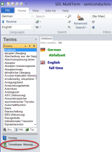 Export termbase from MultiTerm to Excel or Word